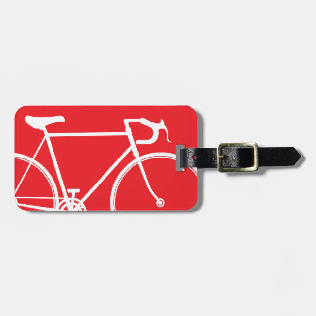 Bicycle Travel Bag Tag Template | Zazzle