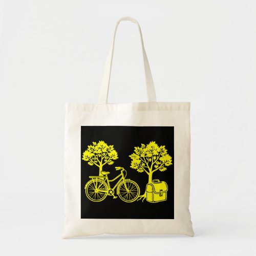 Bicycle Tree and Classic School Bag 