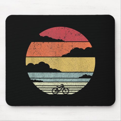 Bicycle Vintage Retro Cycling Mouse Pad