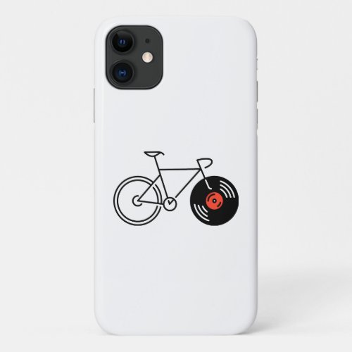 Bicycle Vinyl Record iPhone 11 Case