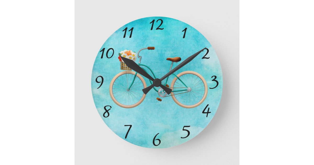 Bicycle Wall Clock | Zazzle