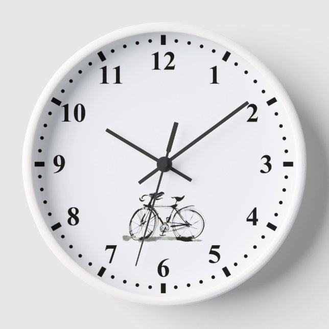Bicycle Wall Clock (Front)