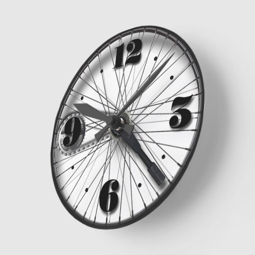 bicycle wheel wall clock | Zazzle