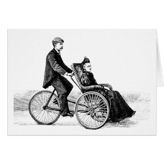 Bicycle Wheelchair - Vintage Victorian Bicycles (Front Horizontal)