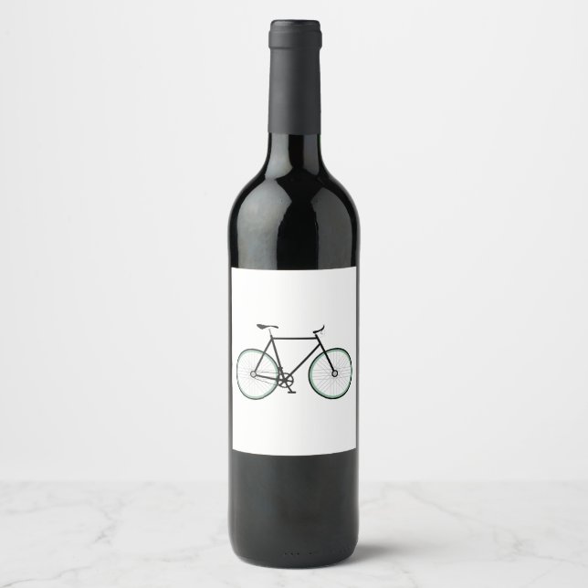 Bicycle Wine Label (Front)