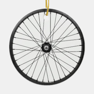 Bicycle Wire Wheel Ceramic Ornament