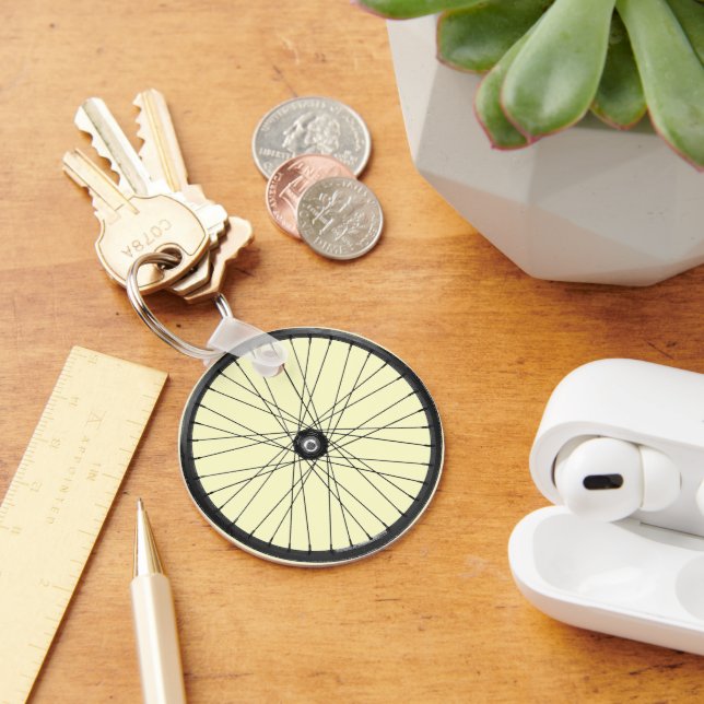 bicycle wire wheel keychain (Desk)