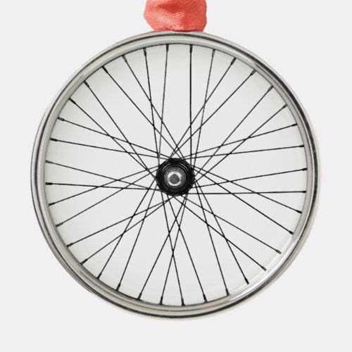 bicycle wire wheel metal ornament