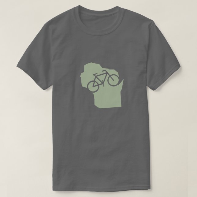 Bicycle Wisconsin t-shirt (Design Front)