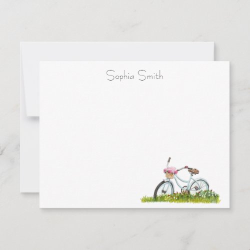 Bicycle with basket of flowers Notes