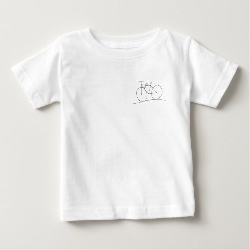 Bicycle with Kid Seat Doodle T_Shirt