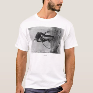 Bicycle with Large Front Wheel Photograph T-Shirt