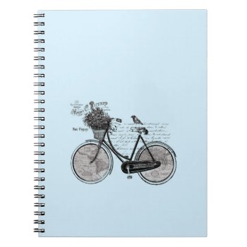 Bicycle World Tour Journal by aftermyart at Zazzle