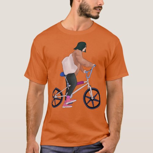 Bicycles and papers 80s T_Shirt
