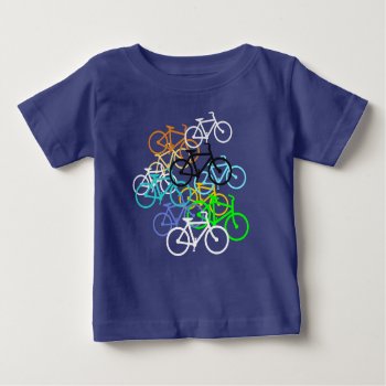 Bicycles Baby T-shirt by Impactzone at Zazzle
