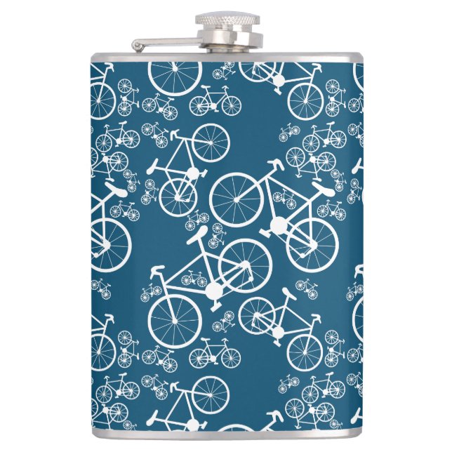 Bicycles Big and Small Flask (Front)