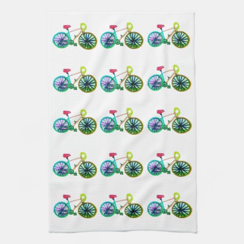 Bicycles Bikes Cycling 4Brad Kitchen Towel