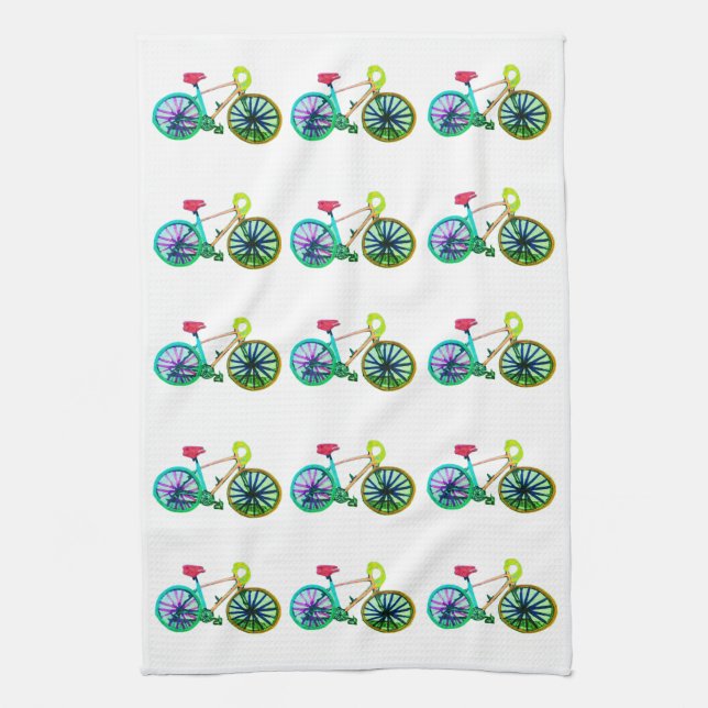 Bicycles Bikes Cycling 4Brad Kitchen Towel (Vertical)