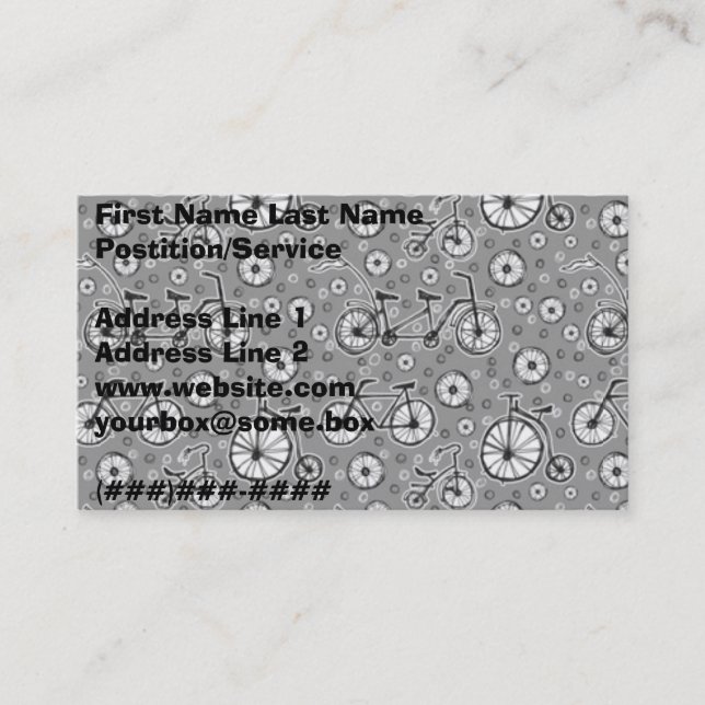 Bicycles Business Card (Front)
