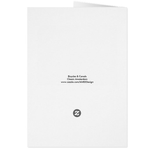 Bicycles & Canals - Classic Amsterdam (Back)