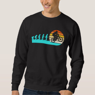 bicycles cyclists bicyclists evolution of man moun sweatshirt