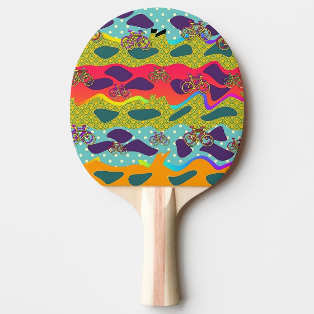 Bicycles Fun  Ping Pong Paddle (Front)