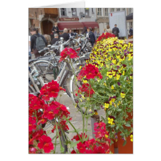 Bicycles, Historic City Center of Bruges, Belgium Cards
