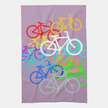 Bicycles Kitchen Towel by Impactzone at Zazzle