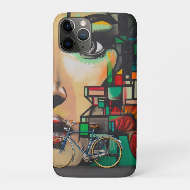 Bicycles on Graffiti wall Case-Mate iPhone Case (Back)