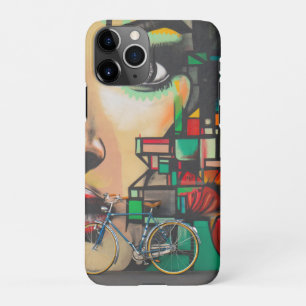 Bicycles on Graffiti wall iPhone 11Pro Case