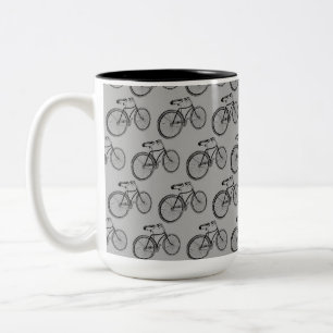 Bicycles Two-Tone Coffee Mug