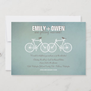 Bicycles Wedding Invitation