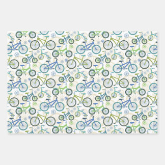 Bicycles Wrapping Paper Sheets
