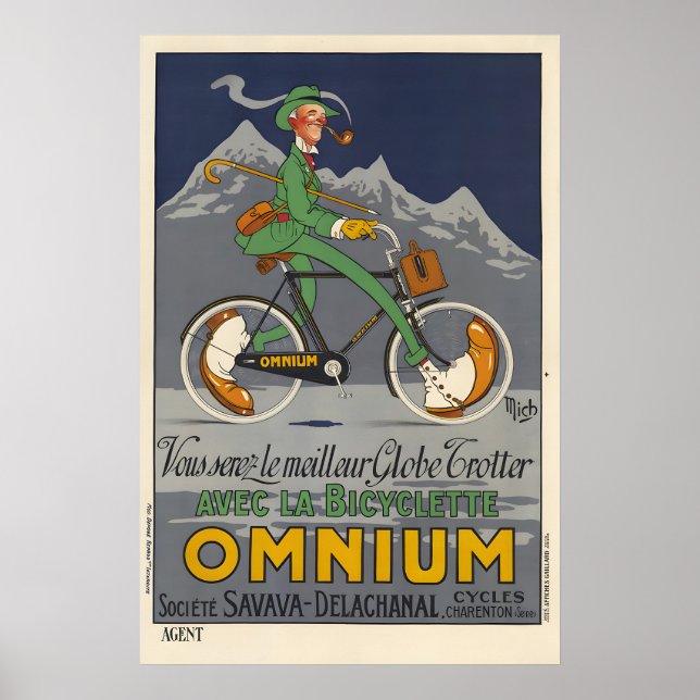 Bicyclette Omnium - Mich Poster (Front)