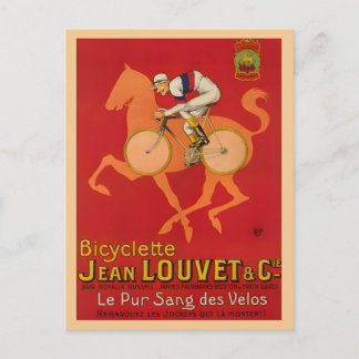 Bicyclette Travel Poster Postcard
