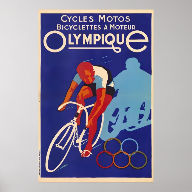 Bicyclettes Olympique Poster (Front)