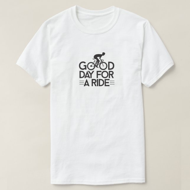 Bicycling Cycling T-Shirt (Design Front)