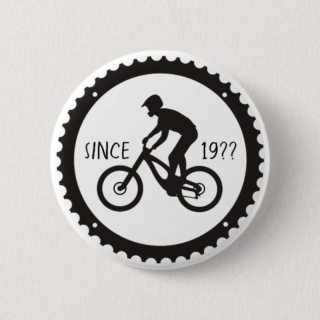 Bicyclist Logo Button (Front)