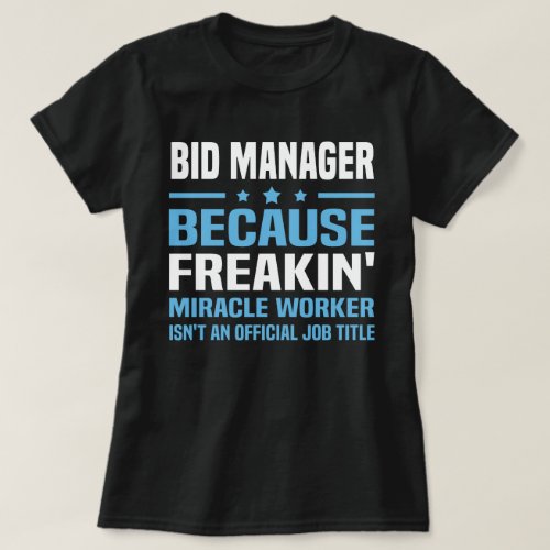 Bid Manager T_Shirt