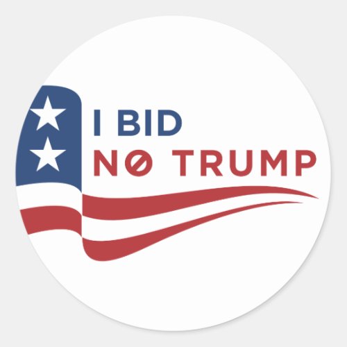 Bid No Trump Sticker
