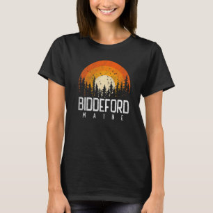 Biddeford Maine ME  Retro Vintage 70s 80s 90s T-Shirt