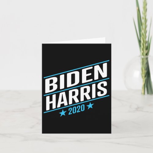 Biden 2020 And Kamala Harris On The One Ticket 2  Card