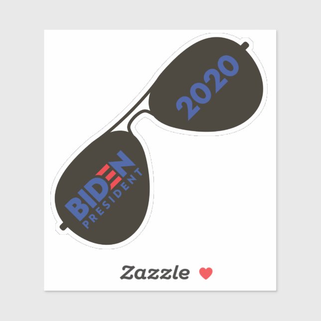 Biden 2020 Aviators Sticker (Sheet)