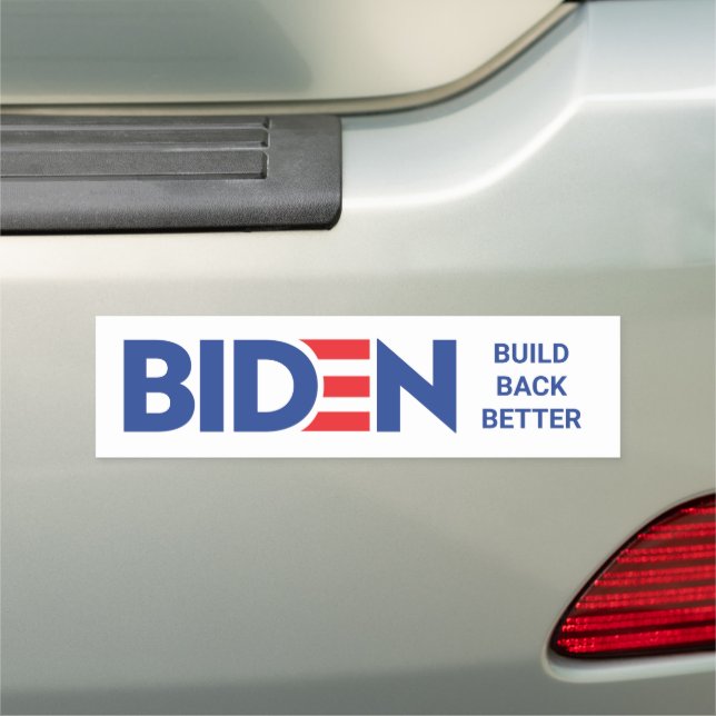 BIDEN 2020 - Build Back Better Car Magnet (In Situ)