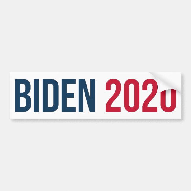 BIDEN 2020 BUMPER STICKER (Front)