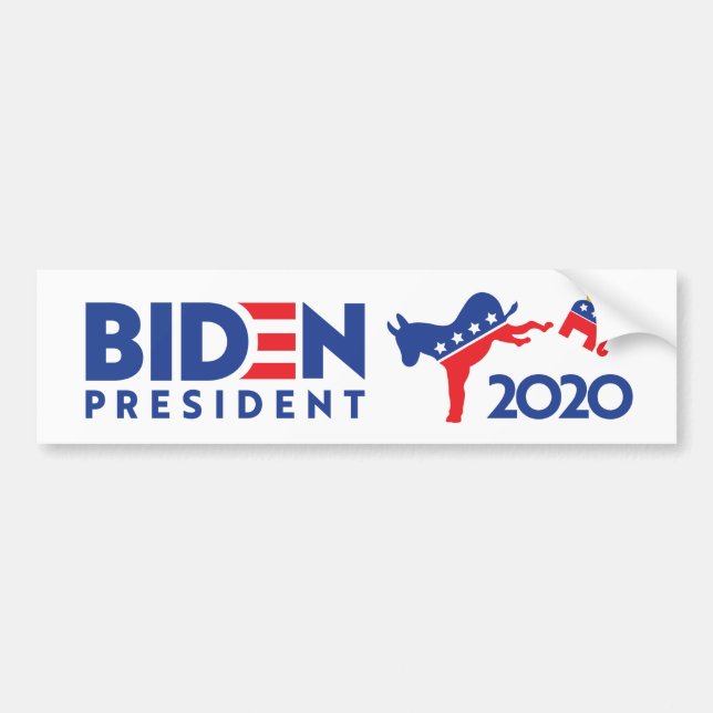 Biden 2020 bumper sticker (Front)
