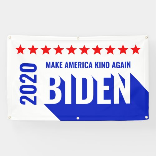 Biden 2020 Election Make America Kind Again Banner