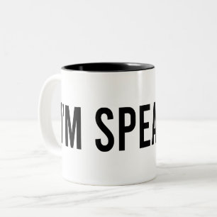 Biden 2020, I'm Speaking, Kamal Harris Quote Two-Tone Coffee Mug