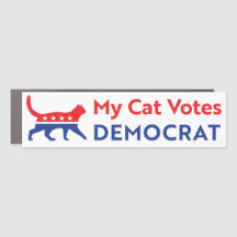 Biden 2020 - My Cat Votes Democrat