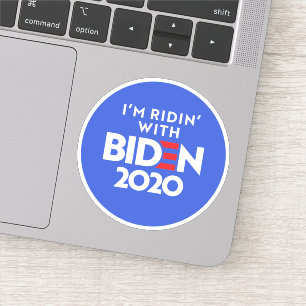 BIDEN 2020 - Ridin with Biden Sticker